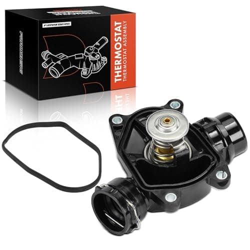 Image of Frankberg 1x thermostat Compatible with 3 Series E46 330d 330xd 3 Series Coupe E46 330 Cd 3 Series Touring E46 330d 330xd 5 Series E39 525d 530d 5 Series Touring E39 525d 530d Replace# 11512354056