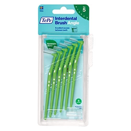 Image of TePe interdental brushes Angle green, 0.8 mm, 6 pieces