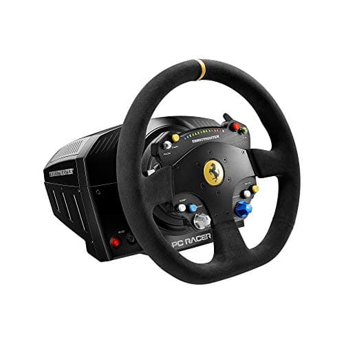 Image of Thrustmaster TS-PC Racer Ferrari 488 Challenge Edition – High-Performance Force Feedback Sim Racing Wheel for PC – 40W Brushless Motor & Alcantara Rim