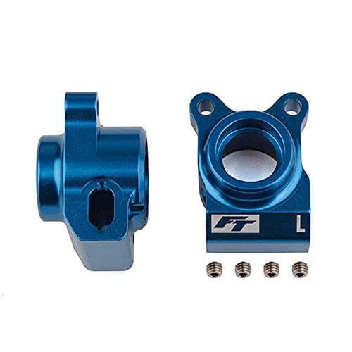 Image of Team Associated Ft B6.2/B6.3 Rear Hubs Blue Aluminium