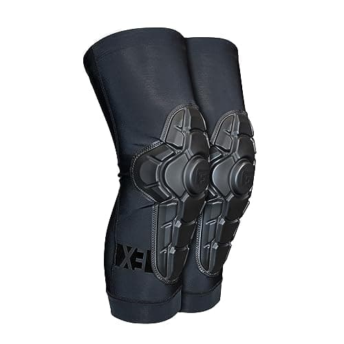Image of G-Form Pro-X3 Mountain Bike Knee Guards - Knee Pads for Men & Women - Triple Matte Black, Youth Large/X-Large