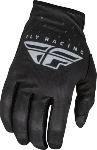 Image of Fly MX Gloves Lite Black/Grey 12-XXL