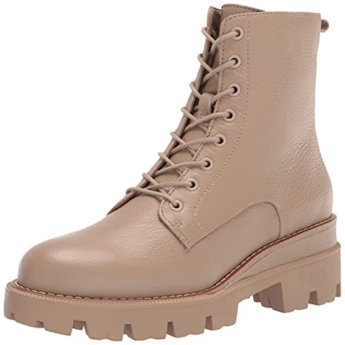 Image of Sam Edelman Women's Garret Platform Combat Boot, Sesame, 5 UK