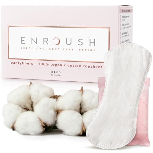 Image of Organic Cotton Pantyliners | Pure, Non-Toxic, Hypoallergenic | Ultra-Thin & Breathable Daily Panty Liners for Women | No Irritation | Freshness & Comfort for Sensitive Skin, 24 PCS