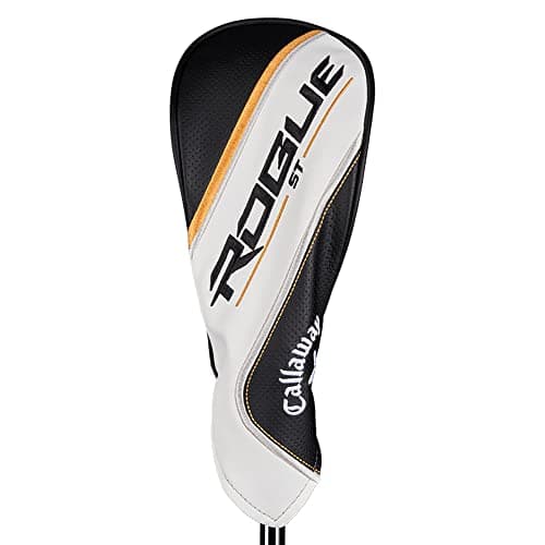 Image of Callaway New Golf Rogue ST White/Black/Gold Fairway Wood Headcover