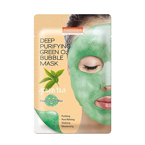 Image of Purederm Deep Purifying Green O2 Bubble Mask