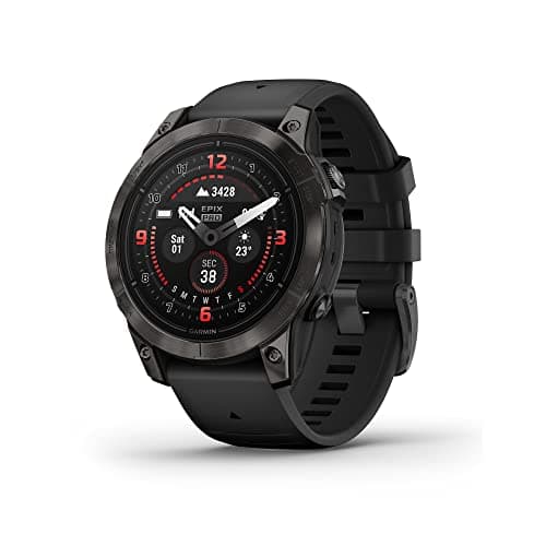 Image of Garmin epix Pro (Gen 2) Sapphire Edition, 47mm, High Performance Smartwatch, Advanced Training Technology, Built-in Flashlight, Black