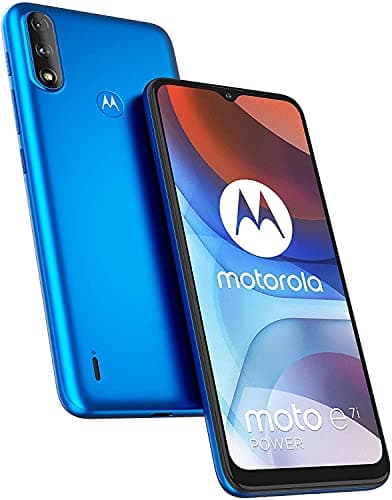 Image of Motorola Moto E7i Power - Smartphone 32GB, 2GB RAM, Dual Sim, Tahiti Blue (Renewed)