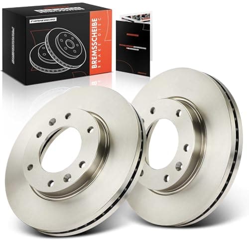Image of Frankberg Brake Disc Set incl. 2x Discs Front Vented Ø300mm Compatible with H-1 Travel TQ H-1 Cargo TQ Replace# 517124H500