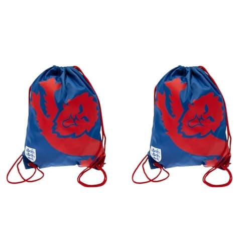 Image of Hy-Pro Officially Licensed England FA Gym Sack | Lion Design, Drawstring, Gym Bag, Unisex, Adult, Kids, PE, Gym, Sport, Travel, Holiday