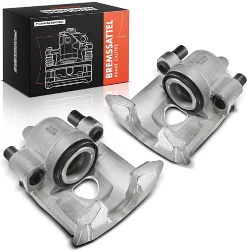 Image of Frankberg 2x Brake Caliper Front Left Right Compatible with Arosa 6H 1997-2003 Fabia I 6Y2 6Y3 6Y5 2000-2007 Fox 5Z1 5Z3 2005-2011 Lupo 6X1 6E1 1998-2005