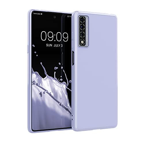 Image of kwmobile Case Compatible with TCL 20 5G / 20S / 20L / 20L+ Case - Soft Slim Protective TPU Silicone Cover - Light Lavender