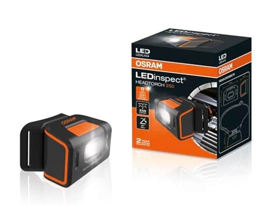 Image of OSRAM LEDinspect HEADTORCH250, LED inspection light, rechargeable LED head torch, LED head torch with motion sensors