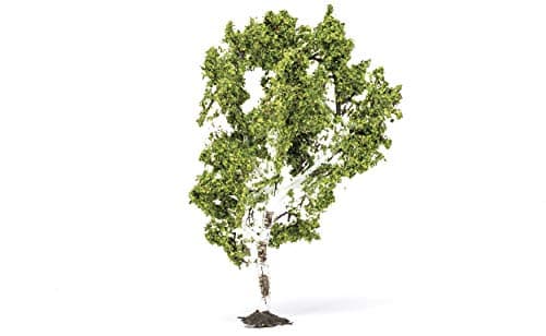 Image of Hornby R7215 Birch Tree for Model Railway OO Gauge, Model Train Accessories for Adding Scenery, Dioramas, Woodland, Buildings and More, Model Making Kits - 1:76 Scale Model Accessory
