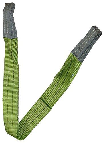 Image of 2 Tonne Duplex Polyester Webbing Lifting Cargo Sling Strap Strop 1-10mtr EWL Certified BSEN1492-1 2000 (2mtr)