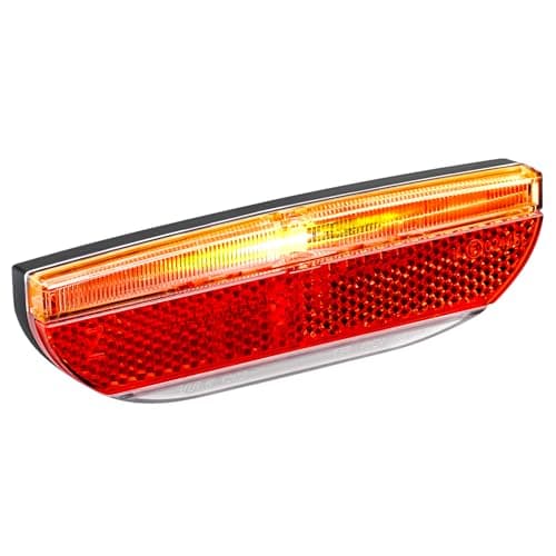 Image of Zeekpowa Bicycle Light Rear LED StVZO Tested – Bicycle Rear Light 220°-5Cd-400m, IPX4, 20 mm/<40 g – LED Rear Light Bicycle with E-Bike Connection (6V-48V), 80 mm Mounting Hole