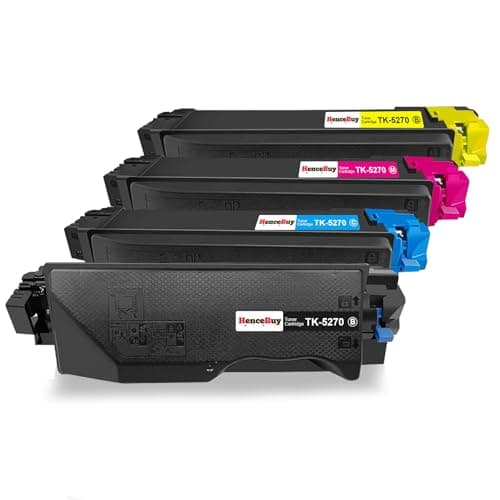 Image of HenceBuy TK-5270 Toner Cartridges Compatible for Kyocera TK5270 TK-5270 for Kyocera Ecosys M6230cidn P6230cdn M6230cidnt M6230 P6230 M6630cidn M6630 Printer Black Cyan Magenta Yellow (4 Colors)