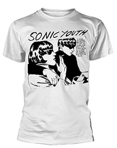 Image of Plastic Head Sonic Youth 'Goo Album Cover' (White) T-Shirt (Small)