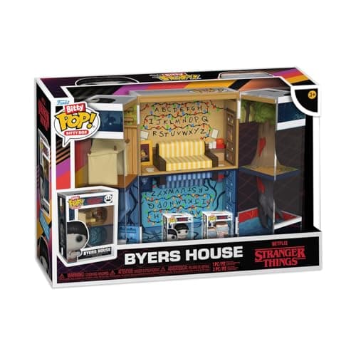Image of Funko Bitty Boxes: Stranger Things - Byers House with Will and Eleven - Collectable Vinyl Figure - Gift Idea - Official Merchandise - Toys For Kids & Adults - Model Figure for Collectors and Display