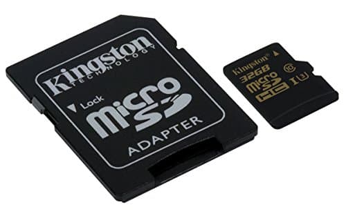 Image of Kingston Gold microSDHC SDCG/32GB Class U3 UHS-I 90R/45W + SD Adapter