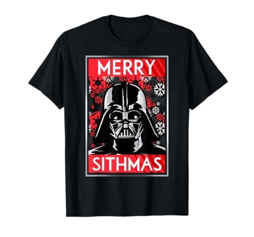 Image of Star Wars Christmas Darth Vader Boxed Merry Sithmas T-Shirt