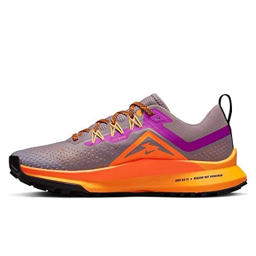 Image of NIKE Womens React Pegasus Trail 4 Running Trainers DJ6159 Sneakers Shoes (UK 7.5 US 10 EU 42, Purple Smoke Vivid Purple 500)