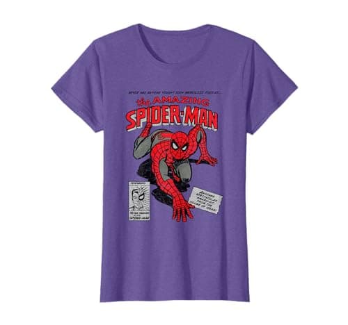 Image of Marvel Spider-Man Retro Comic T-Shirt