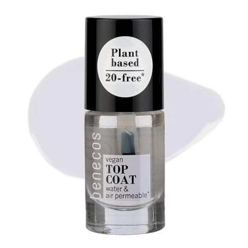Image of Benecos Natural Cosmetics - Happy Nail Polish Top Coat - 20FREE - water permeable - 5ml - crystal