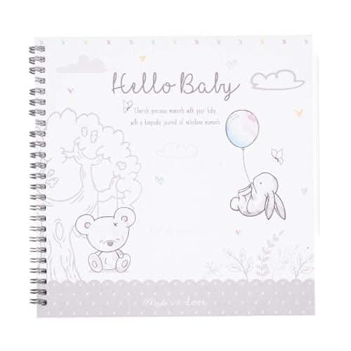 Image of YöL Hugs & Kisses Baby Milestone Journal Keepsake Toddler Newborn Shower Christening Gift Diary
