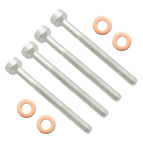 Image of Hoypeyfiy 4 Pack Injector Bolts and Washer Set, Replacement for Mercedes-Benz Vito W447 W639 Sprinter W906 2010-2024 A-Class W176 2012-2018 B-Class W242 W246 2011-2018