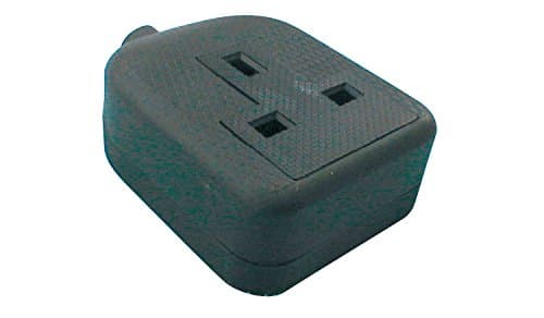 Image of Mercury Rubber 1 Gang Trailing Socket - Black