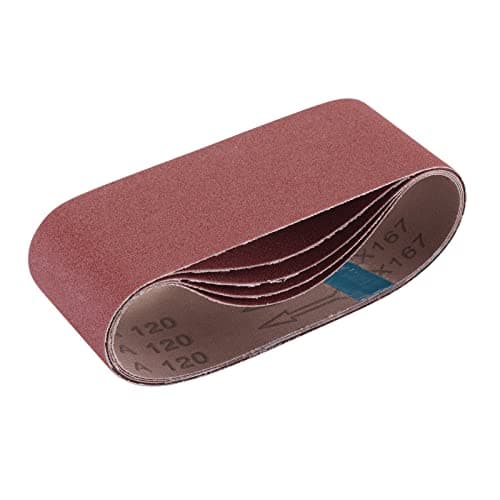 Image of Draper 09235 Cloth Sanding Belt, 75 x 457mm, 120 Grit (Pack of 5)