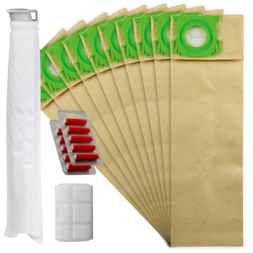 Image of SPARES2GO Vacuum Cleaner Service Kit for Sebo X Series X1 X1.11 X4 X5 Vacuum Cleaners (10 x Bags, 2 x Filters + Fresheners)