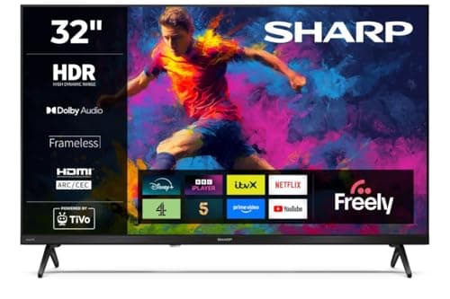 Image of Sharp 32-inch HD Ready Frameless LED Roku Smart TV HDR10 HDMI ARC Freely included 32HD2325K (HD Series)