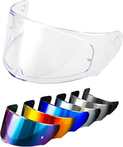 Image of PSLER Helmet Visor for LS2 Outer FF320 Rapid FF353 Assault FF328 Stream FF800,Tinted Motorcycle Visor Motorbike Helmet Face Shield Accessories Replacement(Clear)