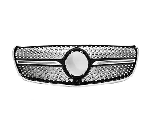 Image of Front Radiator Grille Frills For Mercedes For Benz For Vito V W447 2015-2023 Diamond Style Front Grille Bumper Intake Similar To V250 V300 V260(15-19 Black1)