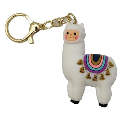 Image of 4Trails Alpaca Cute Gifts for Girls Keyrings for Women Lama Kawaii Cartoon keyring
