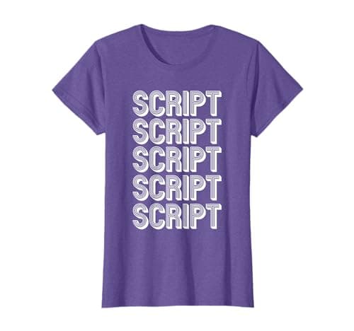 Image of Script T-Shirt