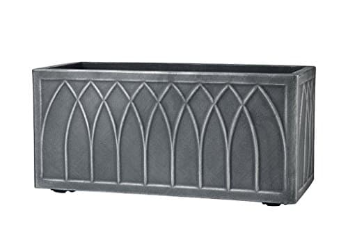 Image of Stewart 5122031 70 Centimeter Versailles Trough Planter Pewter
