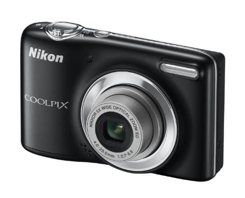 Image of Nikon COOLPIX L25 Compact Digital Camera - Black (10.1MP, 5x Optical Zoom) 3 inch LCD (Renewed)
