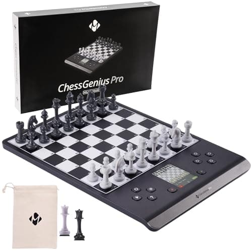Image of MILLENNIUM ChessGenius PRO - chess computer for children & beginners, playful chess trainer with a variety of practice options and customizable difficulty levels