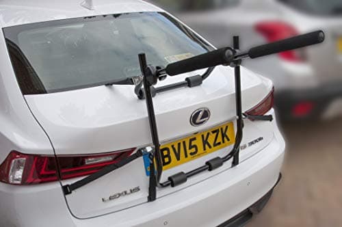 Image of Netagon Twin 2 Bike Value Rear Car Boot Mounted Bicycle Cycle Carrier Bike Holder Rack in BLACK