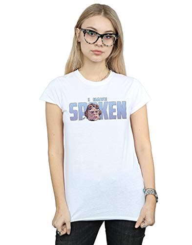 Image of Star Wars Women's The Mandalorian Kuiil I Have Spoken T-Shirt White Large