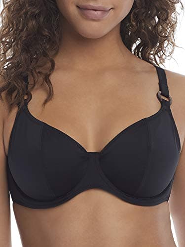 Image of Freya Women's Coco Wave Underwire Plunge Bikini Swim Top AS7000 28G Black