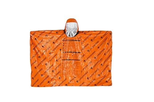 Image of Lifesystems Heatshield Emergency Thermal Poncho for Hiking, Mountaineering and Outdoor Survival