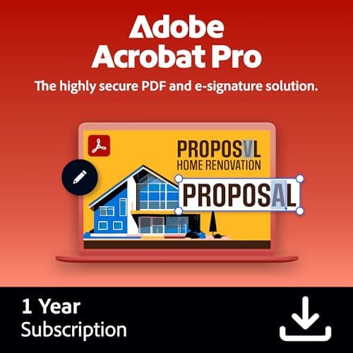 Image of Adobe Acrobat Pro | 1 Year | PC/Mac | Digital Download | Activation Code by email