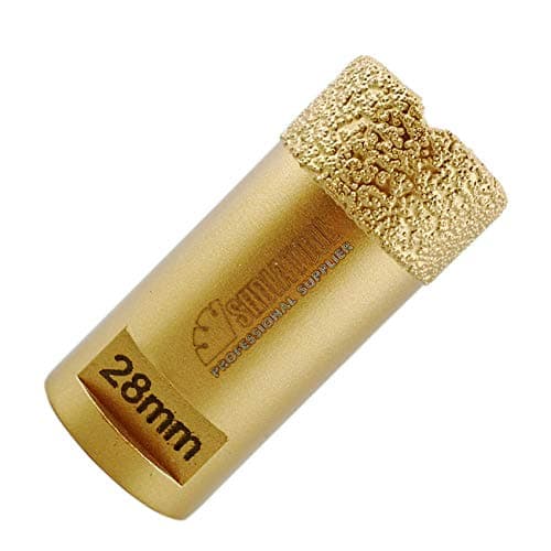 Image of SHDIATOOL Diamond Drill Core Bit Diameter 28mm for Porcelain Tile Granite Marble Dry Drilling