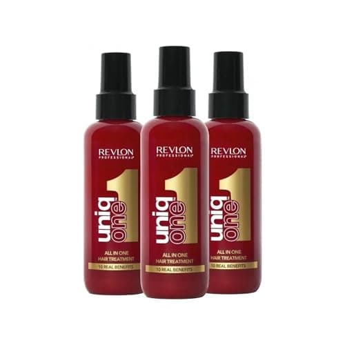 Image of Pack of 3 REVLON Professional Uniq One Hair Treatment, 150ml.