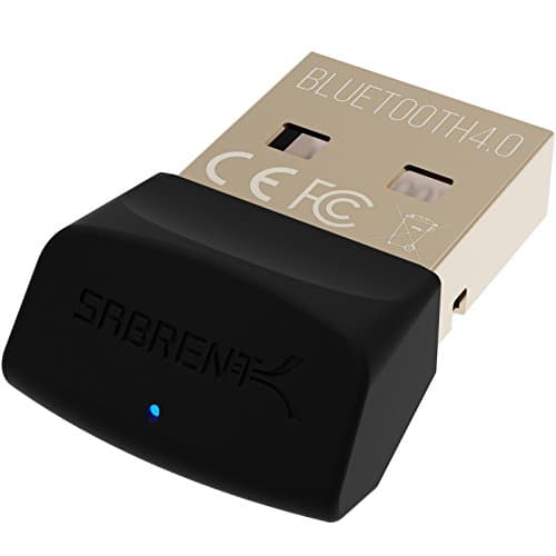 Image of SABRENT USB Bluetooth 4.0 Adapter Dongle for PC Laptop Desktop Computer Mouse Keyboard Headphone Controller, Support Windows, Mac, Plug and Play (BT-UB40)