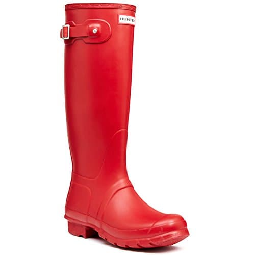 Image of HUNTER Men's Original Tall Wellington Boot Wellington Boots, red, 6 UK